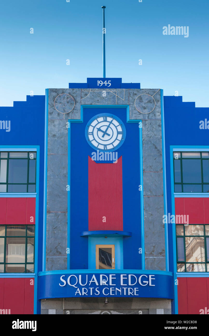 Neuseeland, Nordinsel, Palmerston North, eckige Kante Arts Center Stockfoto