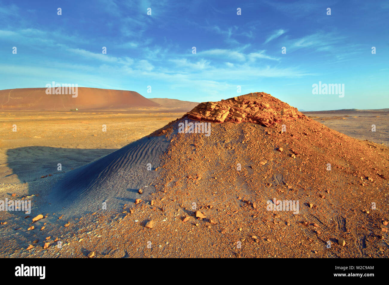 Peru, Paracas National Reserve, Sanddünen, subtropischen Wüste Küsten, Ica, ICA-Region Stockfoto