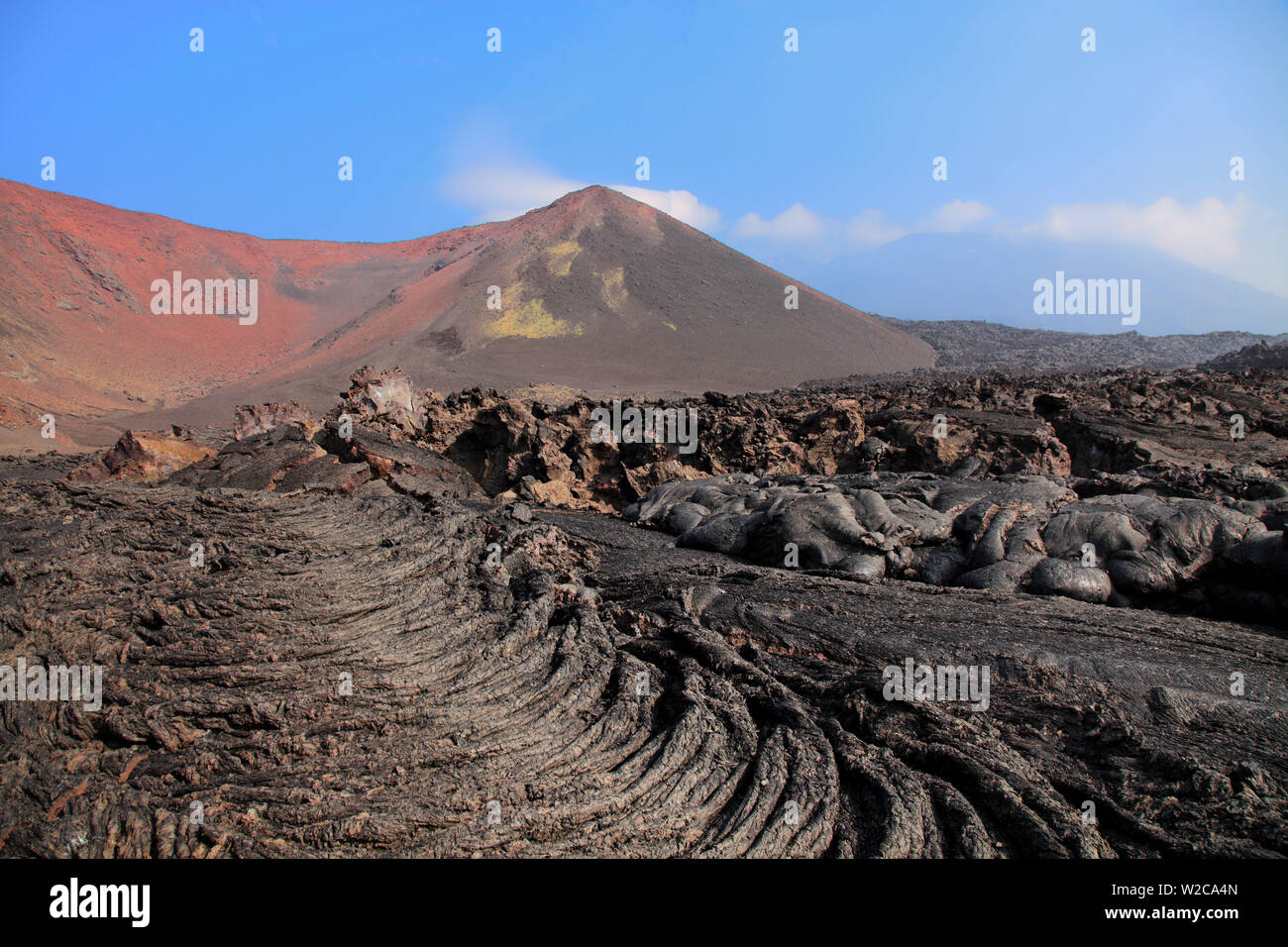 Vulkan Tolbachik, Kamtschatka, Russland Stockfoto