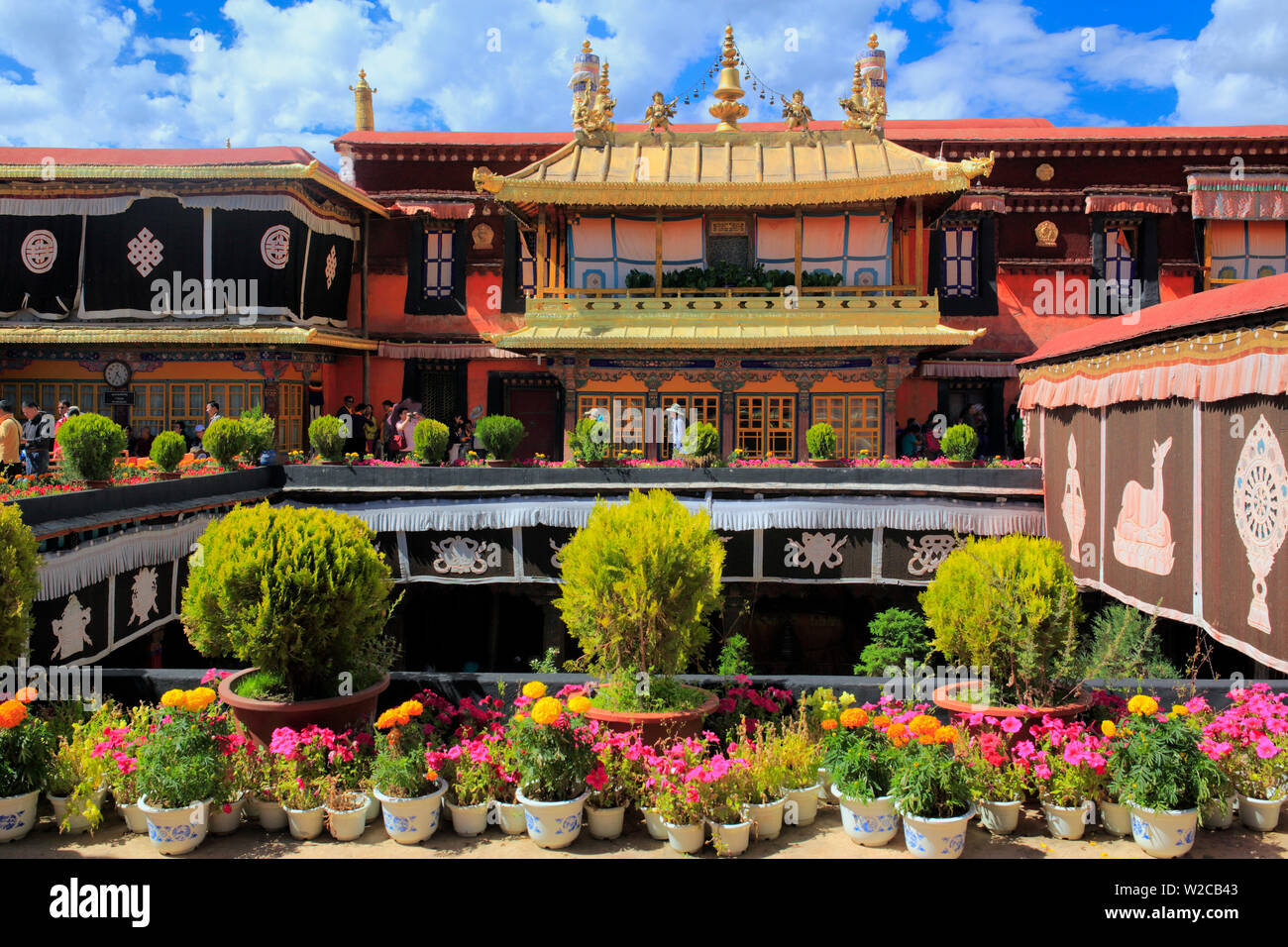 Jokhang Tempel in Lhasa, Tibet, China Stockfoto