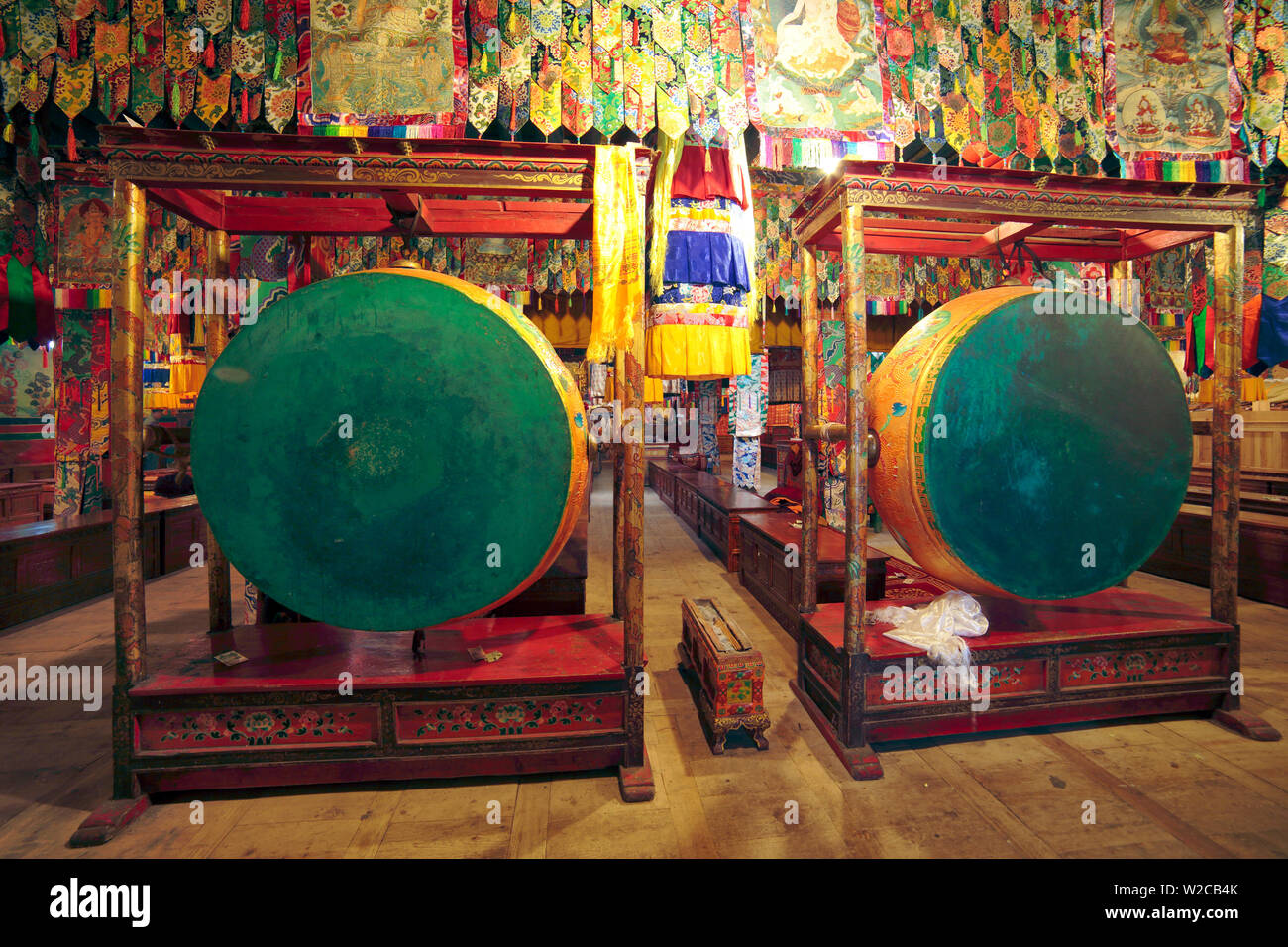 Tsurphu Kloster, Präfektur Lhasa, Tibet, China Stockfoto