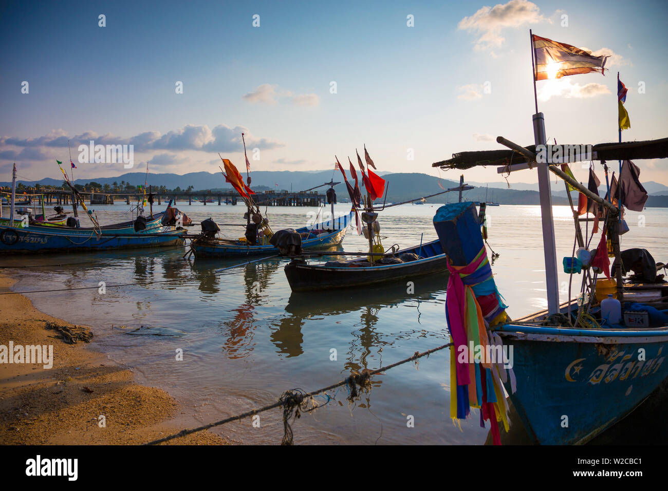Fischerboote, Bo Phut, Koh Samui, Thailand Stockfoto
