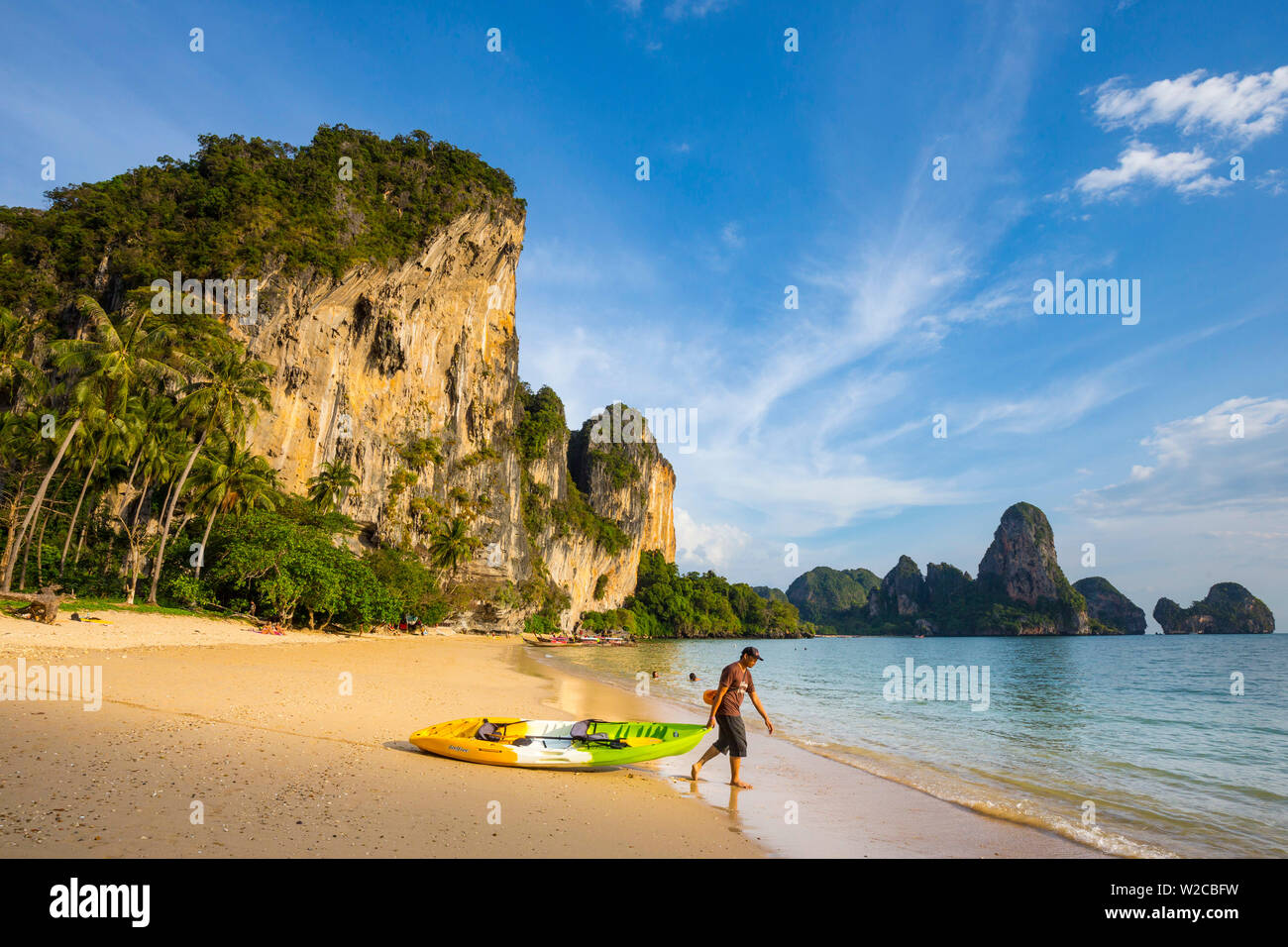 Tonsai Bay, Railay Halbinsel, Provinz Krabi, Thailand Stockfoto