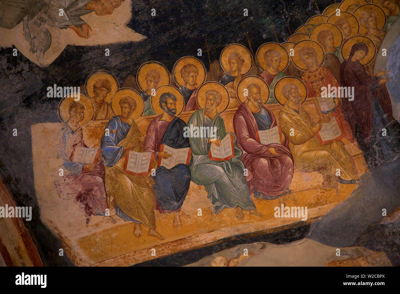 Anastis Fresco, Interieur der Kirche St. Saviour, Chora, Istanbul, Türkei Stockfoto