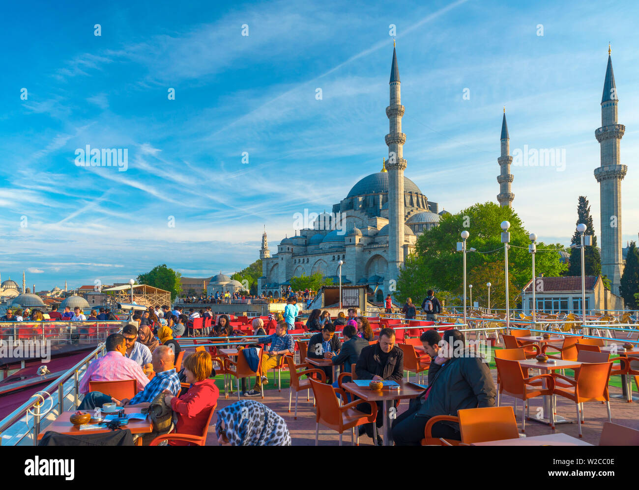 Türkei, Istanbul Süleymaniye-Moschee (Süleymaniye Camii) Stockfoto