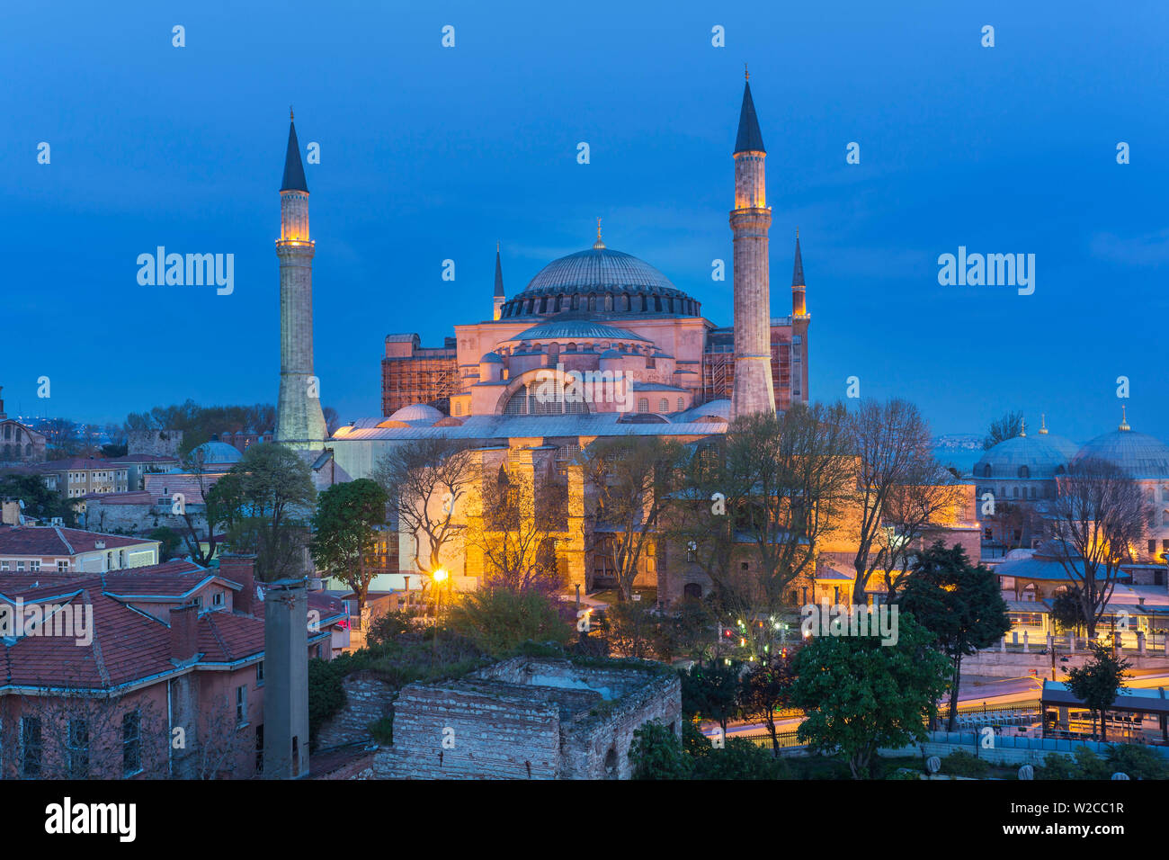 Hagia Sophia (5. Jahrhundert), Istanbul, Türkei Stockfoto