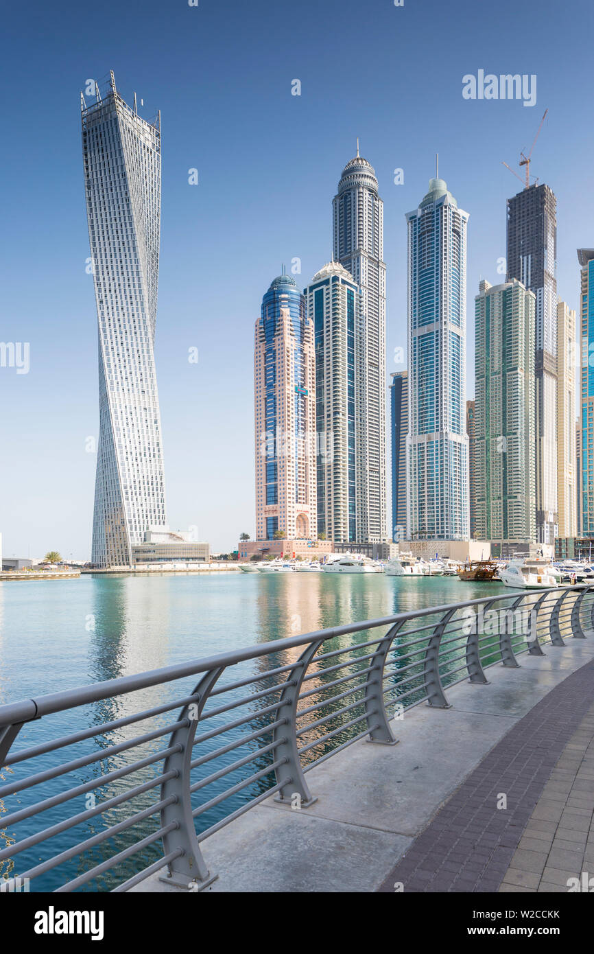 Dubai Marina, Dubai, Vereinigte Arabische Emirate Stockfoto