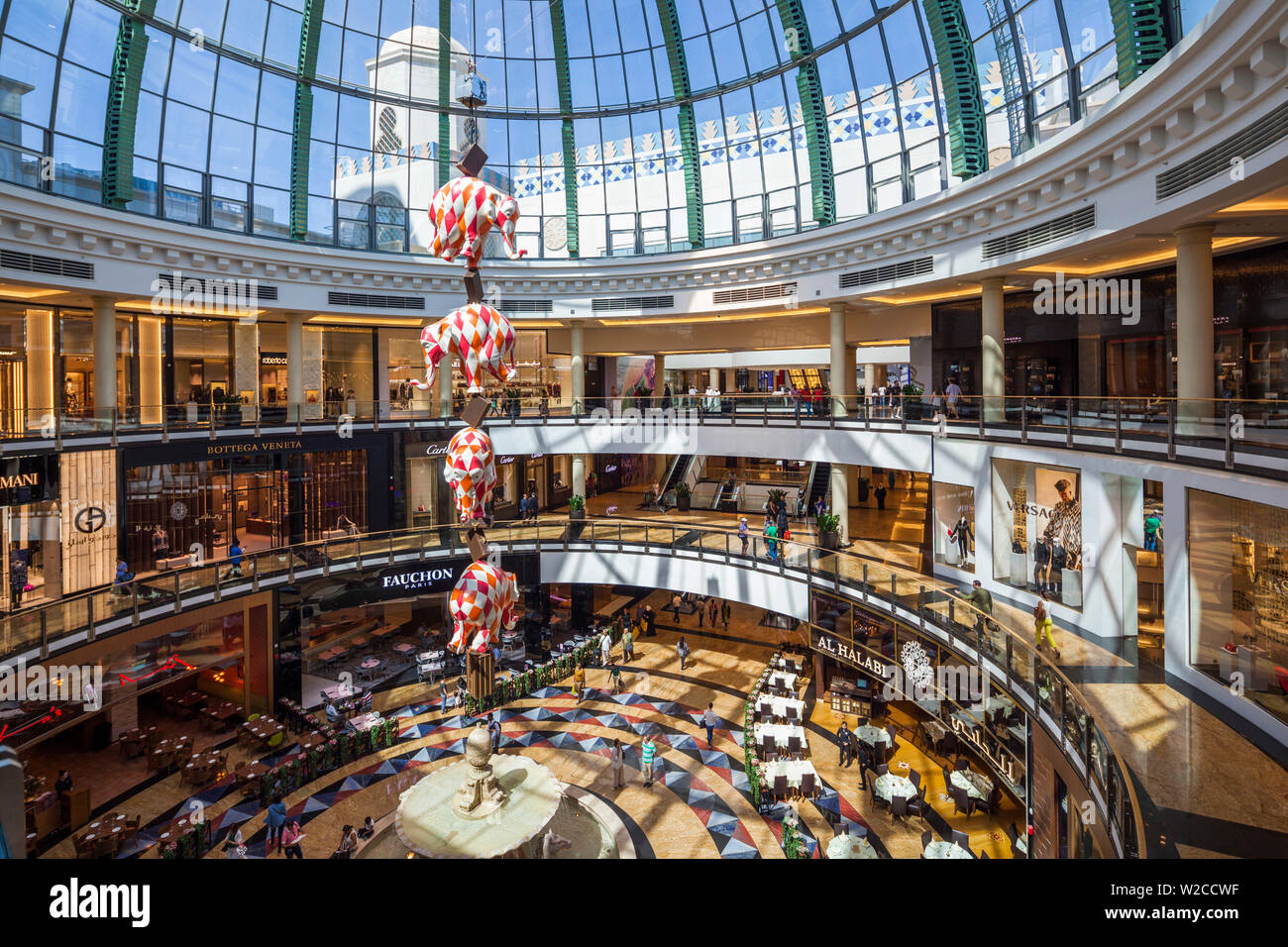 UAE, Dubai, Al Barsha, Mall of the Emirates, Anbauteile innen