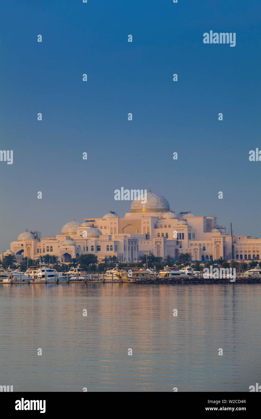 Die Vereinigten Arabischen Emirate, Abu Dhabi, Presidential Palace Stockfoto