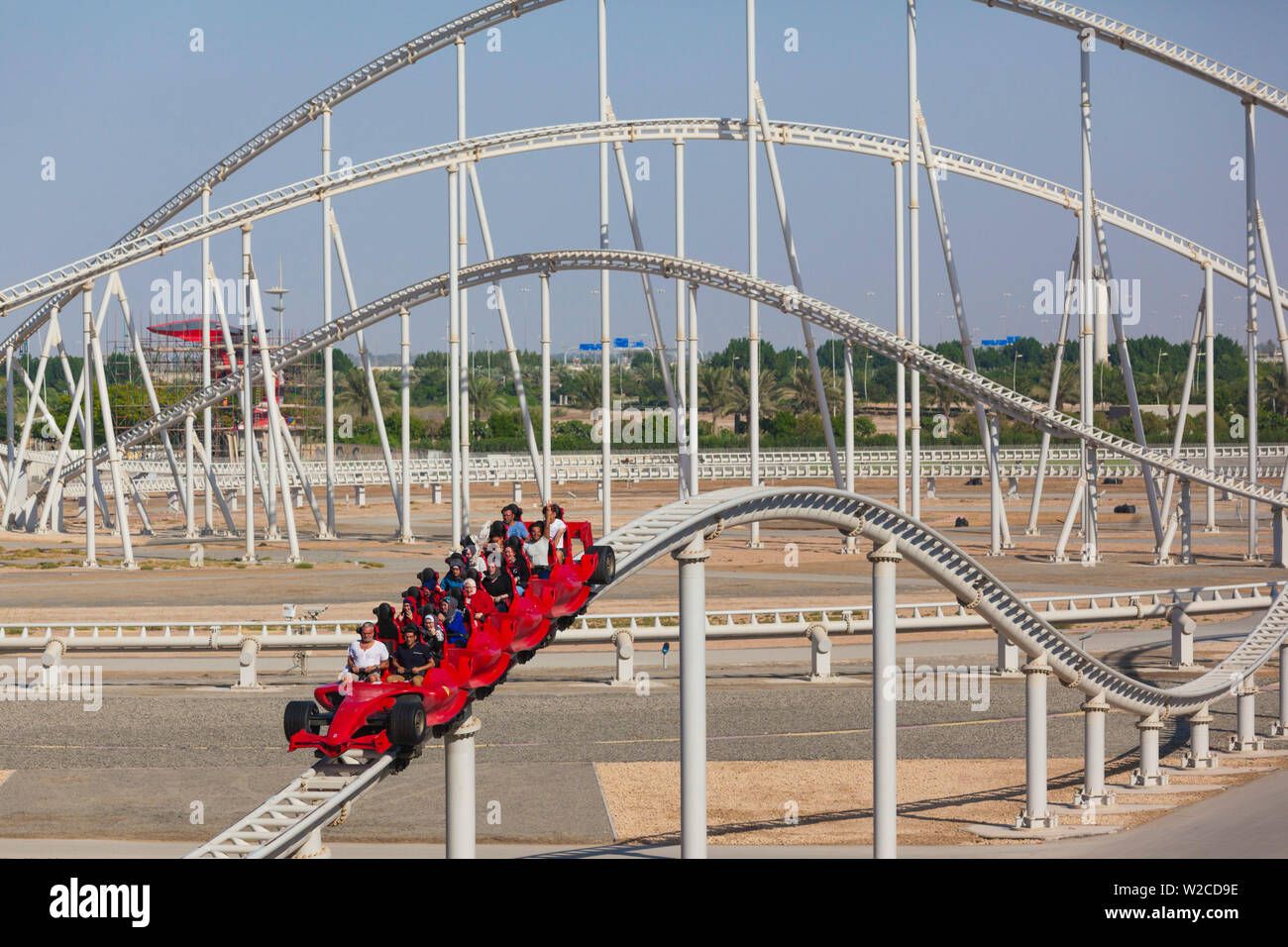 Luxus Ferrari World Achterbahn Bild