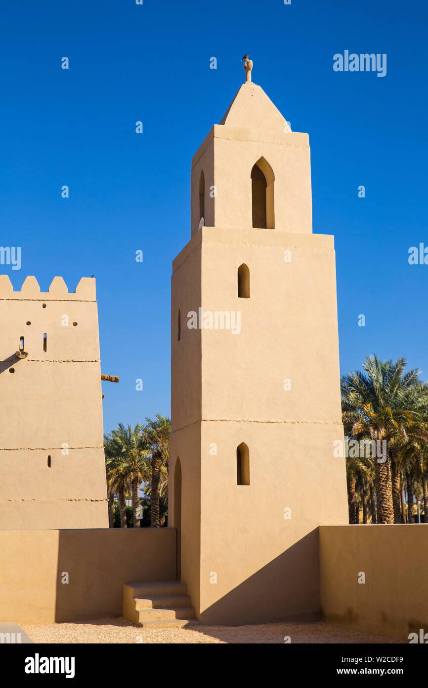 Die Vereinigten Arabischen Emirate, Abu Dhabi, Al Ain, Qasr Al Muwaiji, dem Geburtsort von Scheich Zayed Bin Khalifa Stockfoto