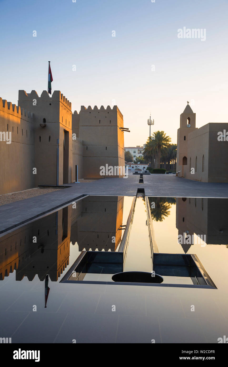 Die Vereinigten Arabischen Emirate, Abu Dhabi, Al Ain, Qasr Al Muwaiji, dem Geburtsort von Scheich Zayed Bin Khalifa Stockfoto