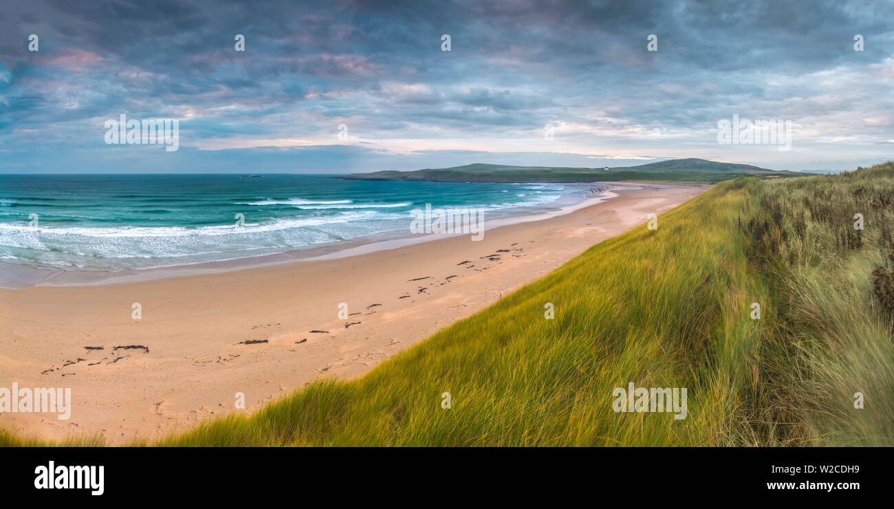 Großbritannien, Schottland, Argyll und Bute, Islay, Machir Bucht aus Sand Dünen Stockfoto