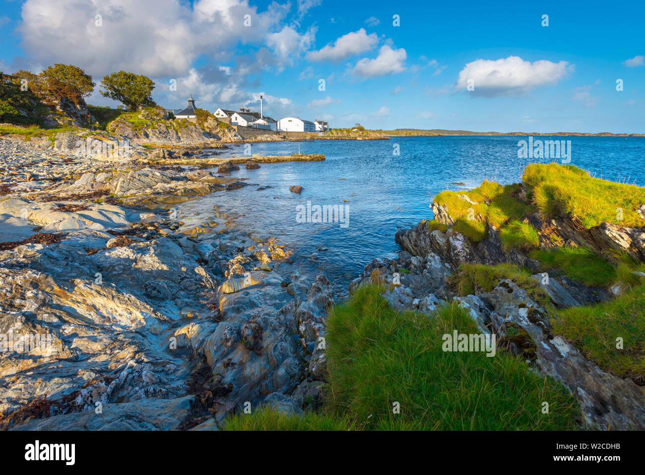 Großbritannien, Schottland, Argyll und Bute, Islay, Ardbeg Whisky Distillery Stockfoto