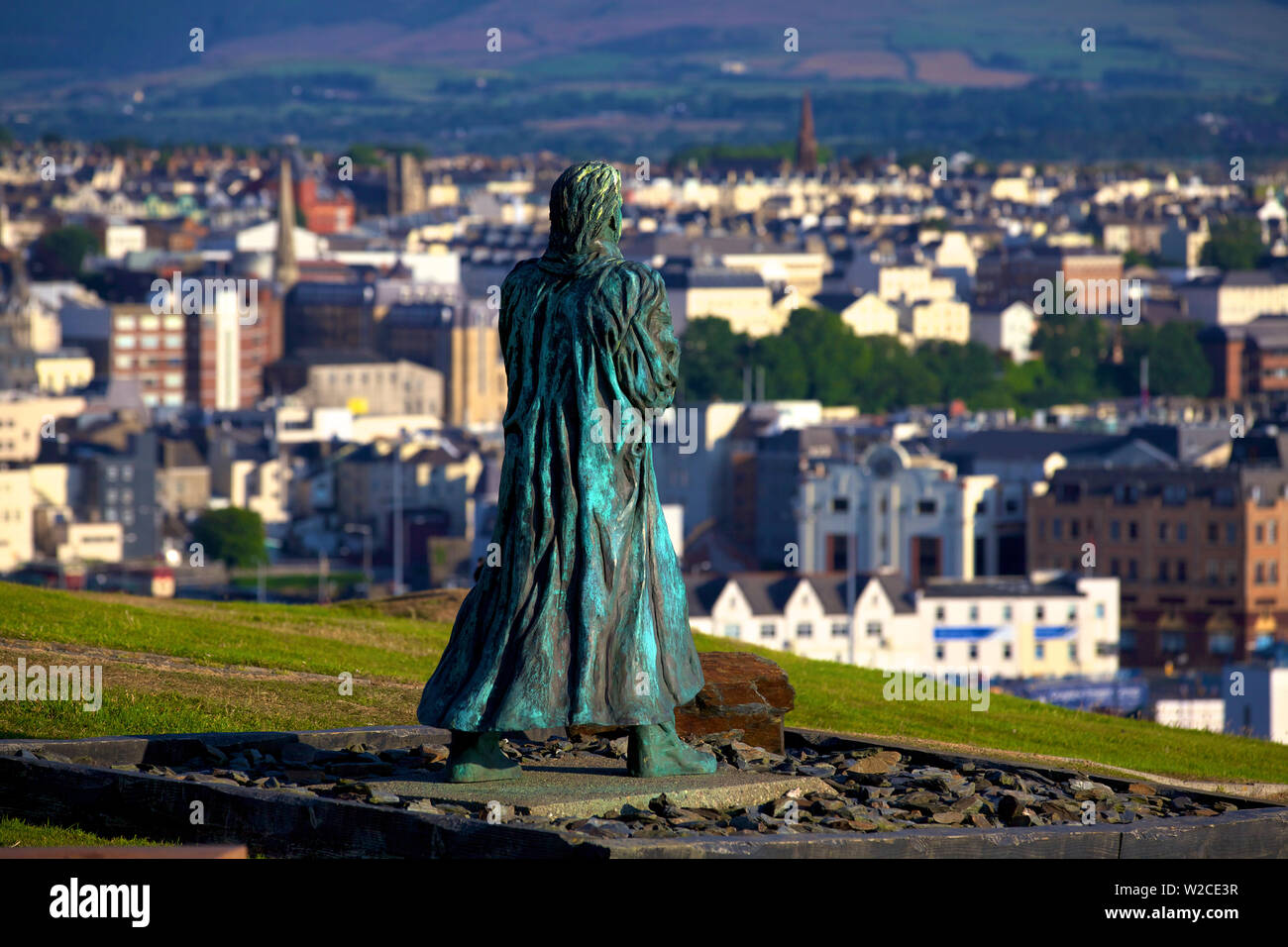Statue von Sir William Hillary, Douglas, Douglas, Isle of Man Stockfoto