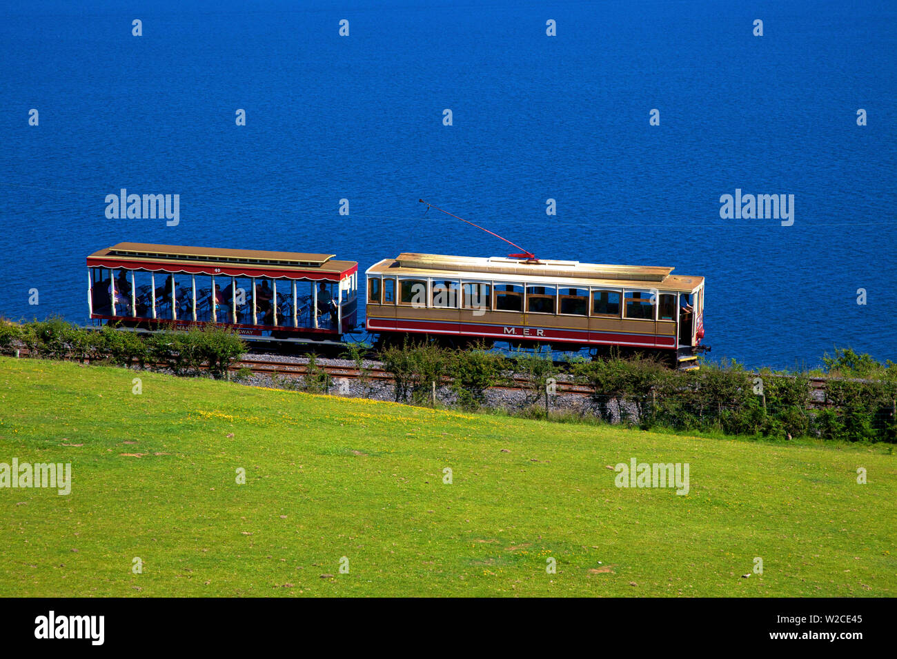 Manx Electric Railway, Isle Of Man Stockfoto
