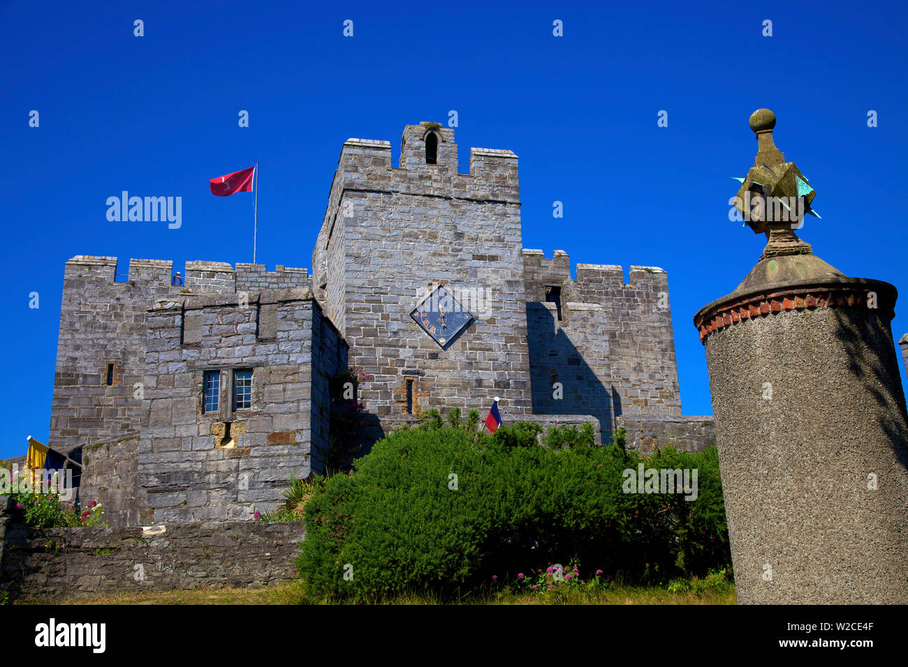 Castle Rushen, Castletown, von der Insel Man Stockfoto