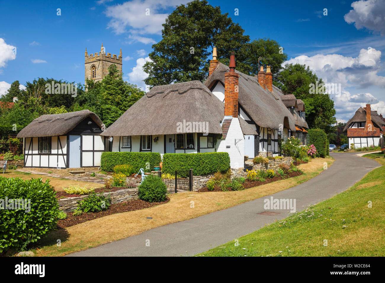 Großbritannien, England, Warwickshire, Dorf von welford-on-Avon in der Nähe von Stratford-upon-Avon Stockfoto