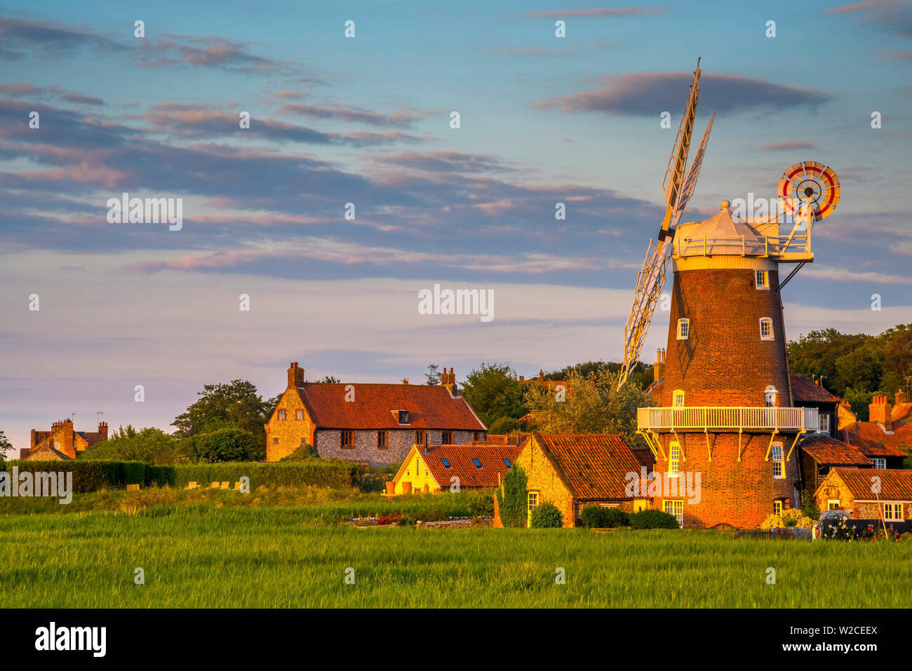 Großbritannien, England, Norfolk, North Norfolk, cley-next-the-Sea, Cley Windmill Stockfoto