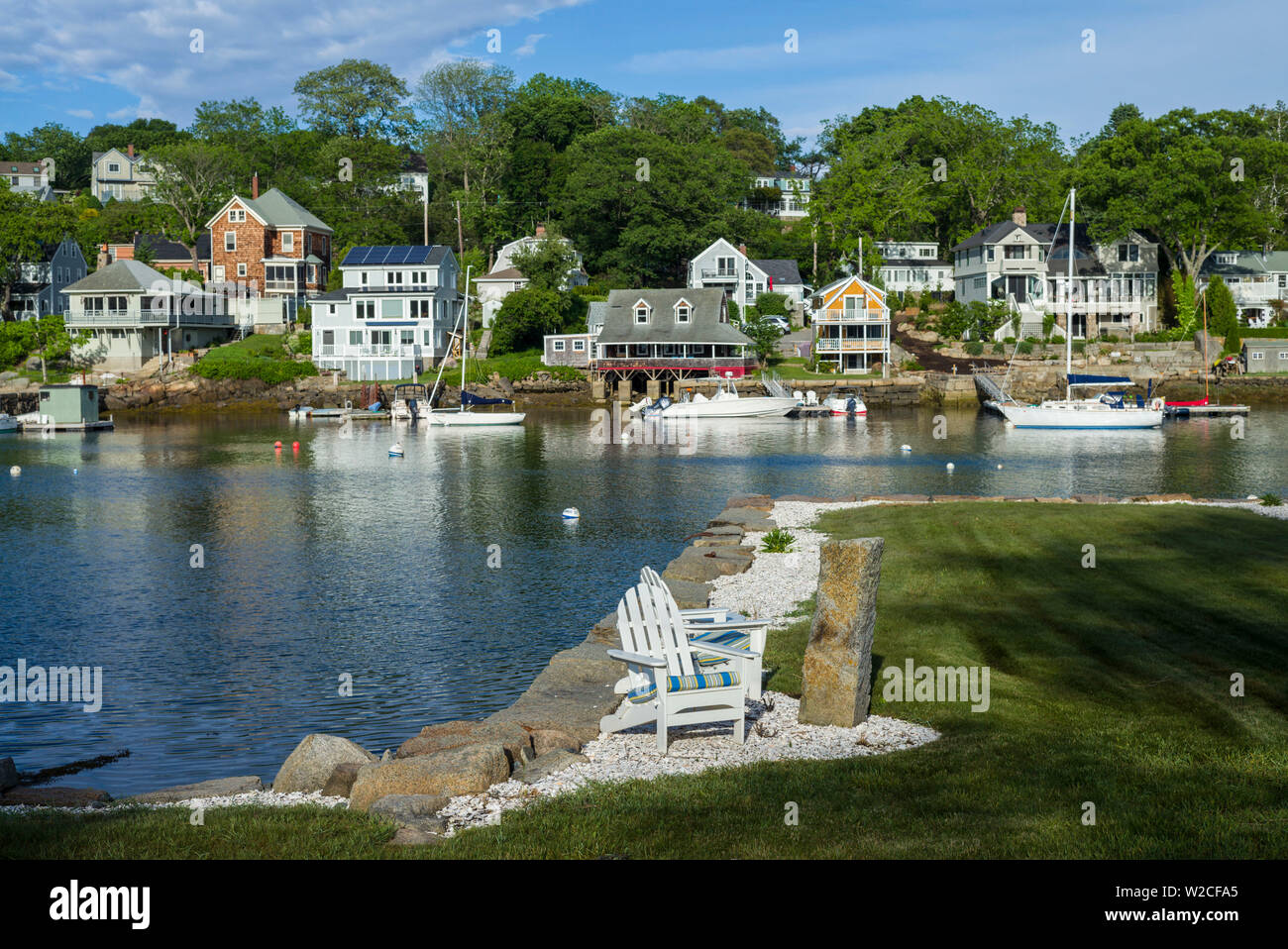 USA, Massachusetts, Cape Ann, Annisquam, Lobster Cove Stockfoto