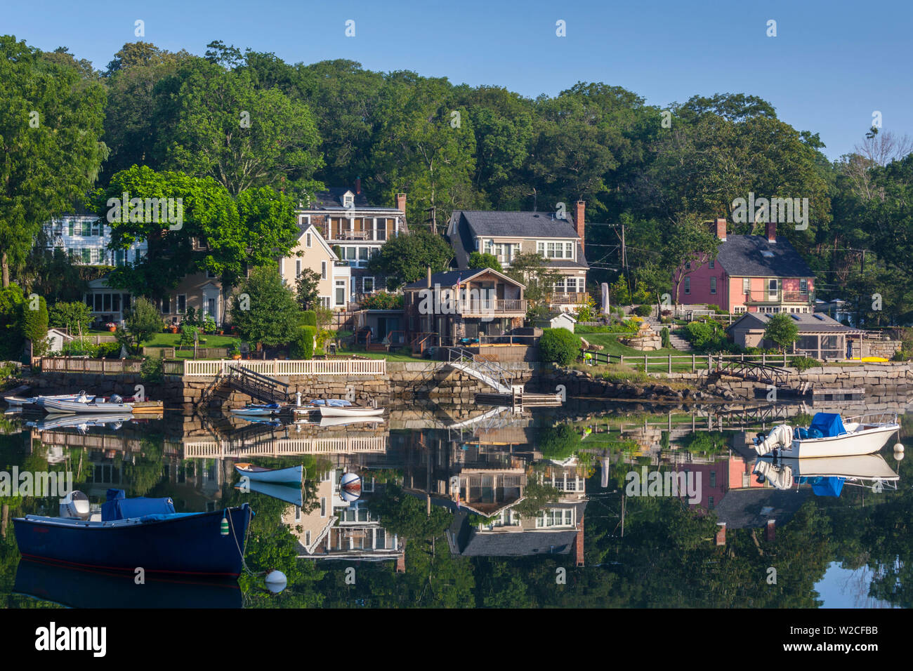 USA, Massachusetts, Cape Ann, Annisquam, Lobster Cove Stockfoto
