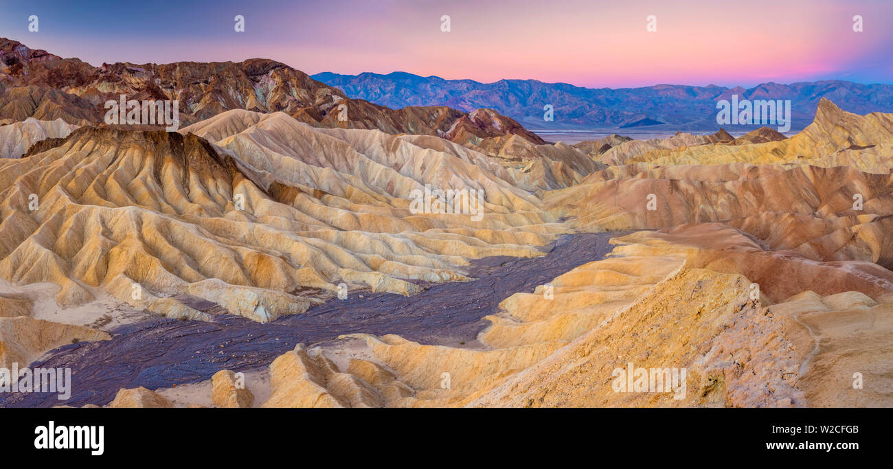 USA, Kalifornien, Death Valley Nationalpark, Zabriskie Point Stockfoto