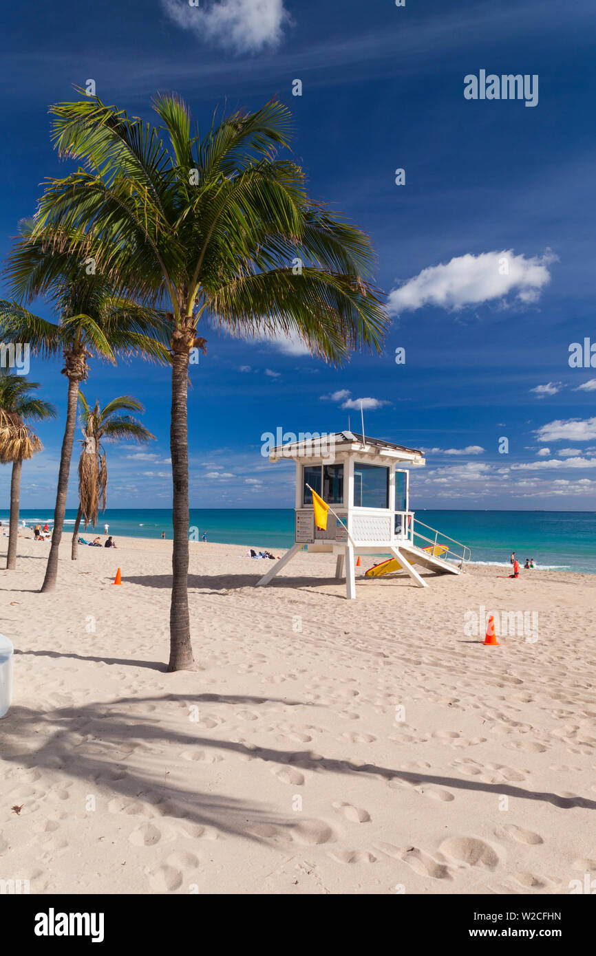 USA, Florida, Fort Lauderdale, Fort Lauderdale Beach Stockfoto