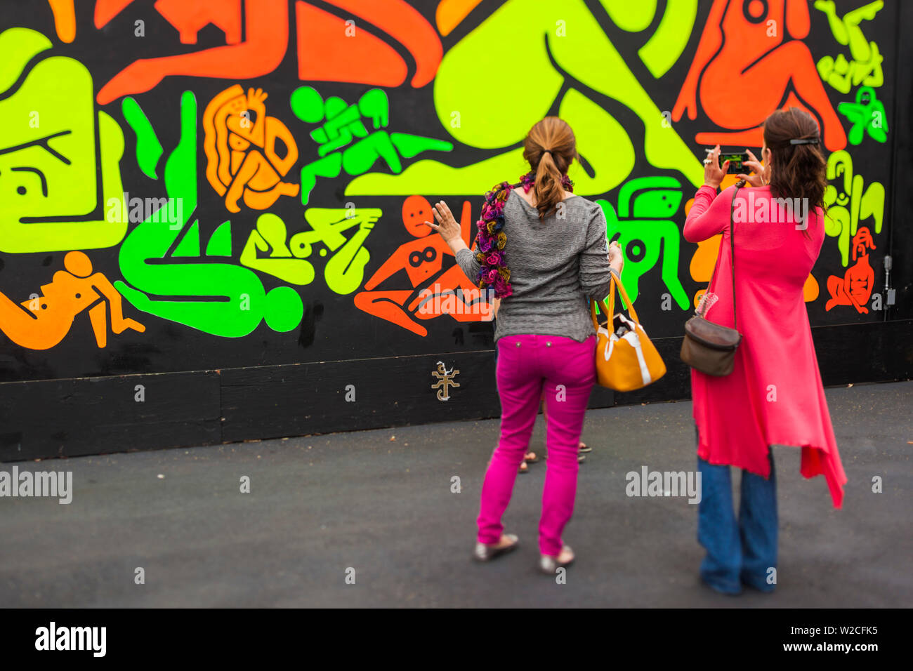 USA, Florida, Miami, Wynwood District, Wynwood Wände Art Park Stockfoto