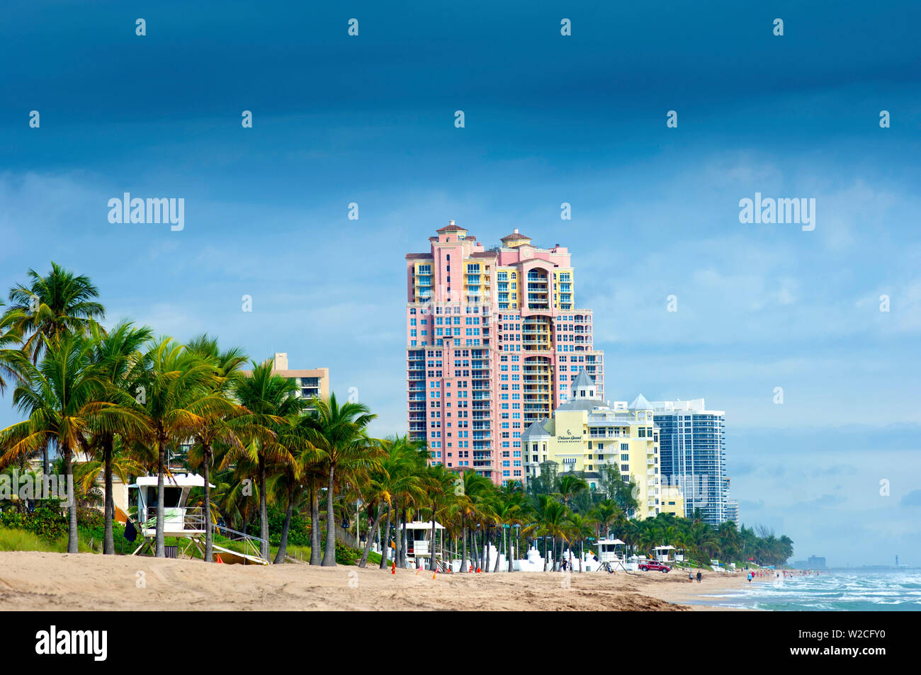 Florida, Fort Lauderdale, Strand Stockfoto