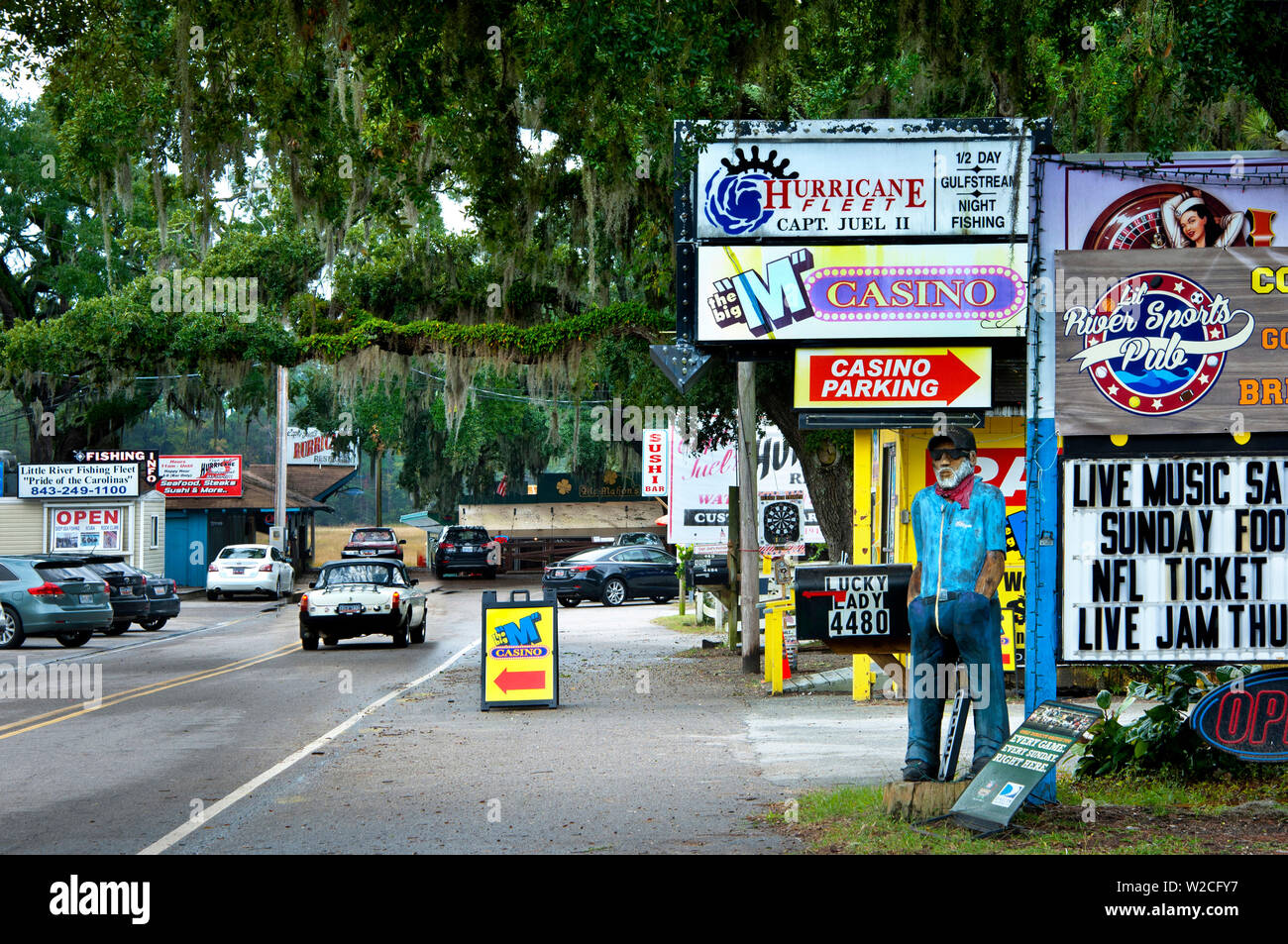 Myrtle Beach, Little River Village, South Carolina Stockfoto