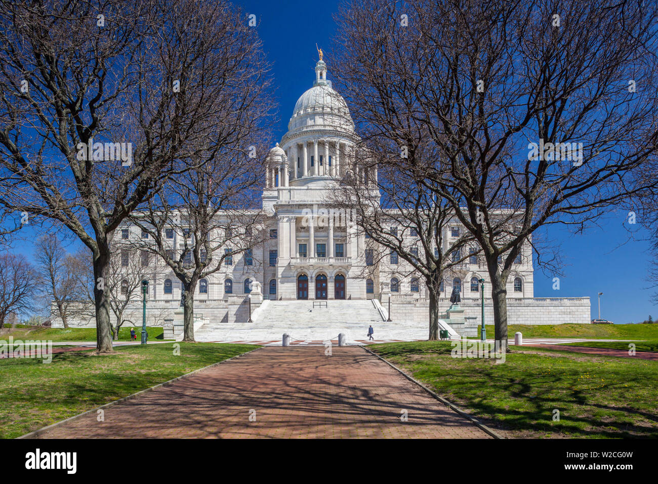 USA, Rhode Island, Providence, Rhode Island State House, außen Stockfoto