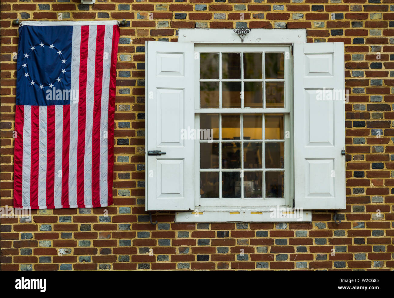 USA, Pennsylvania, Philadelphia, Betsy Ross House, außen Stockfoto