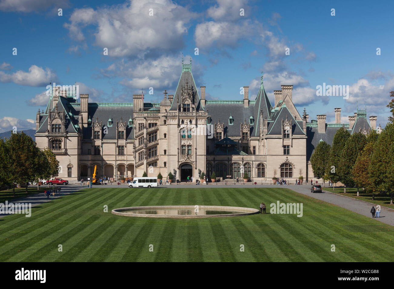 Das Biltmore Estate, 250 Zimmer Haus, ehemals im Besitz von George Vanderbilt, Asheville, North Carolina, USA Stockfoto