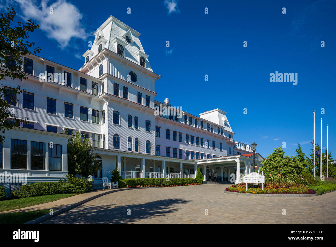 USA, New Hampshire, New Castle, Wentworth By The Sea Resort Stockfoto