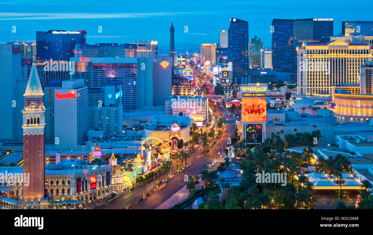 USA, Nevada, Las Vegas, The Strip Stockfoto