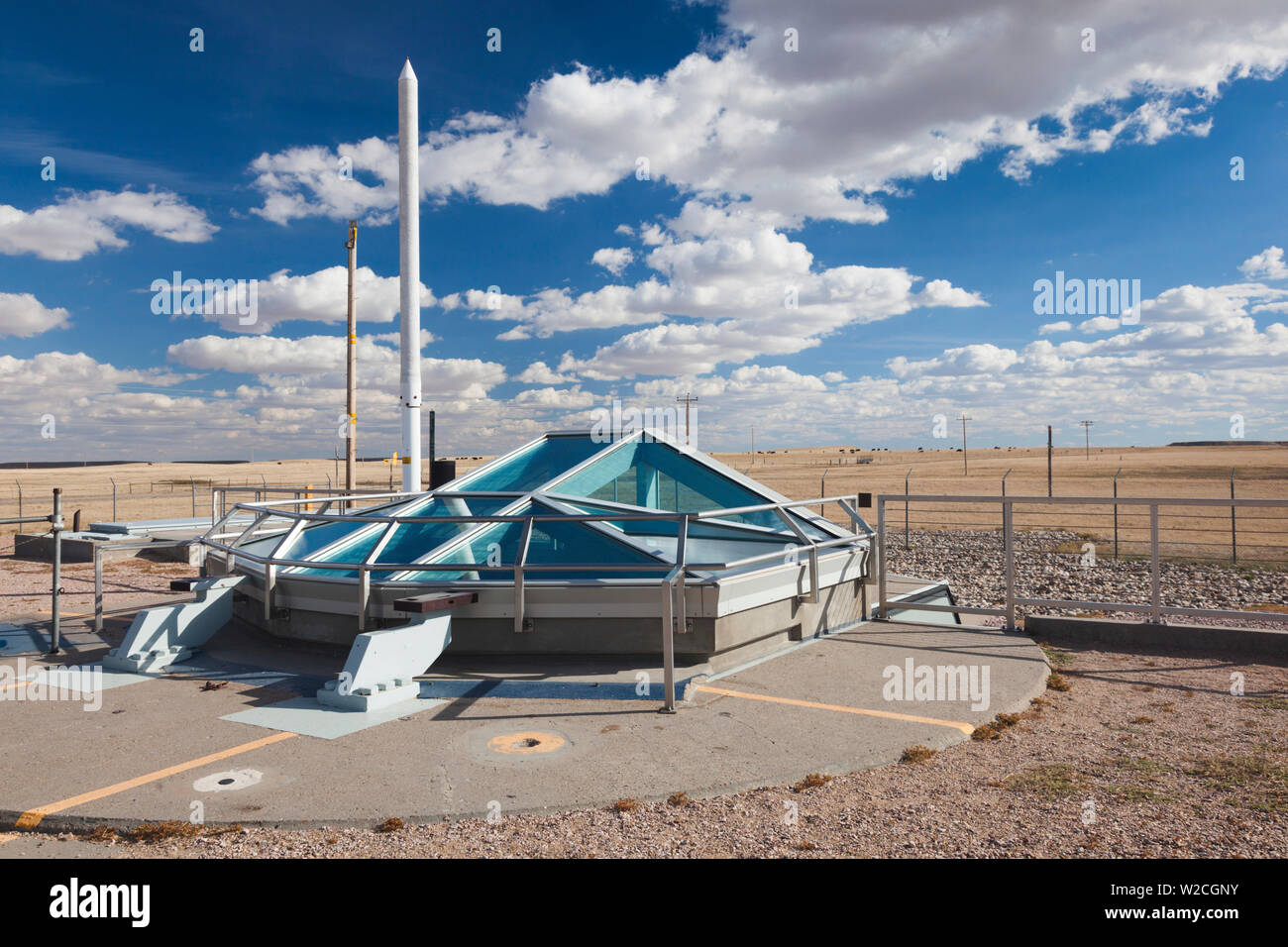 USA, South Dakota, Philip, Minuteman II ICBM Raketenstart site, Delta-09 Stockfoto