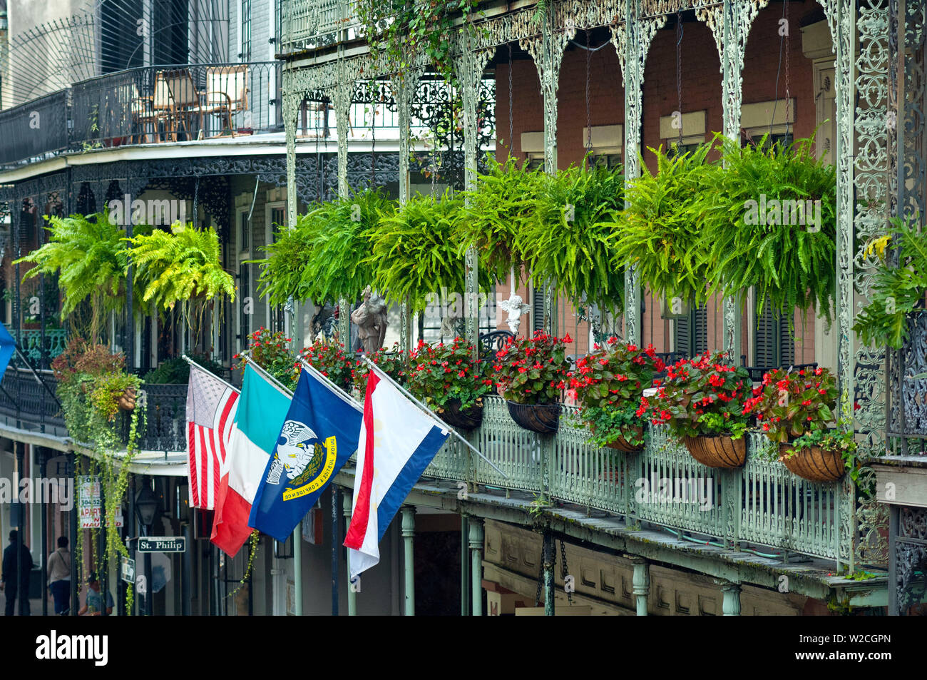 Louisiana, New Orleans, French Quarter, Royal Street Stockfoto