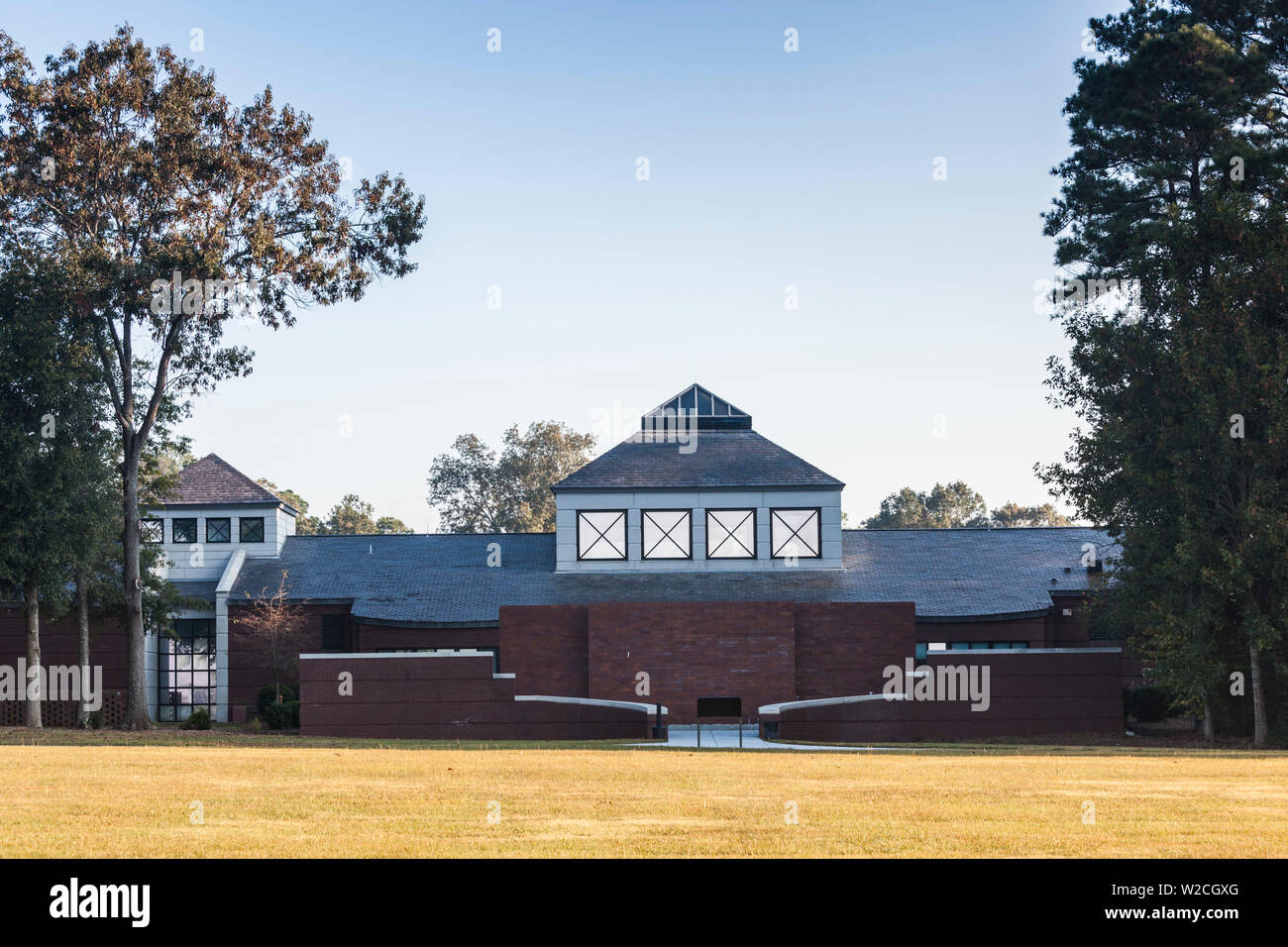 USA, Georgia, Andersonville, Andersonville National Historic Site, Website der Faust Bürgerkrieg - ära Kriegsgefangener Camp, nationalen Kriegsgefangener Museum Stockfoto