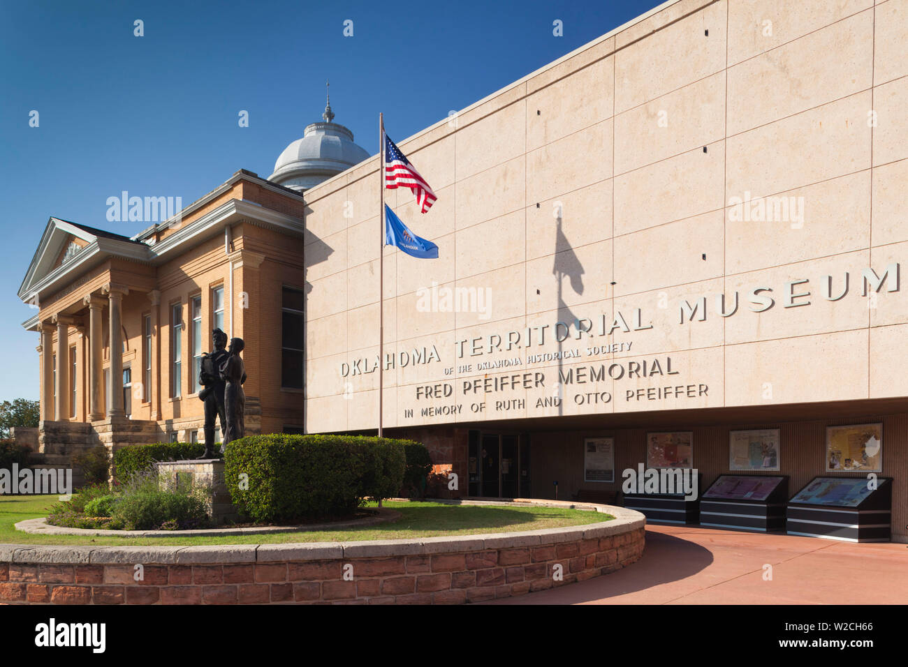 USA, Oklahoma, Guthrie, Oklahoma territoriale Museum Stockfoto