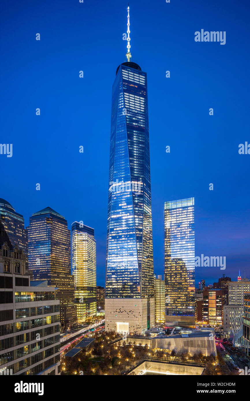 Das One World Trade Center, Lower Manhattan, New York City, New York, USA Stockfoto