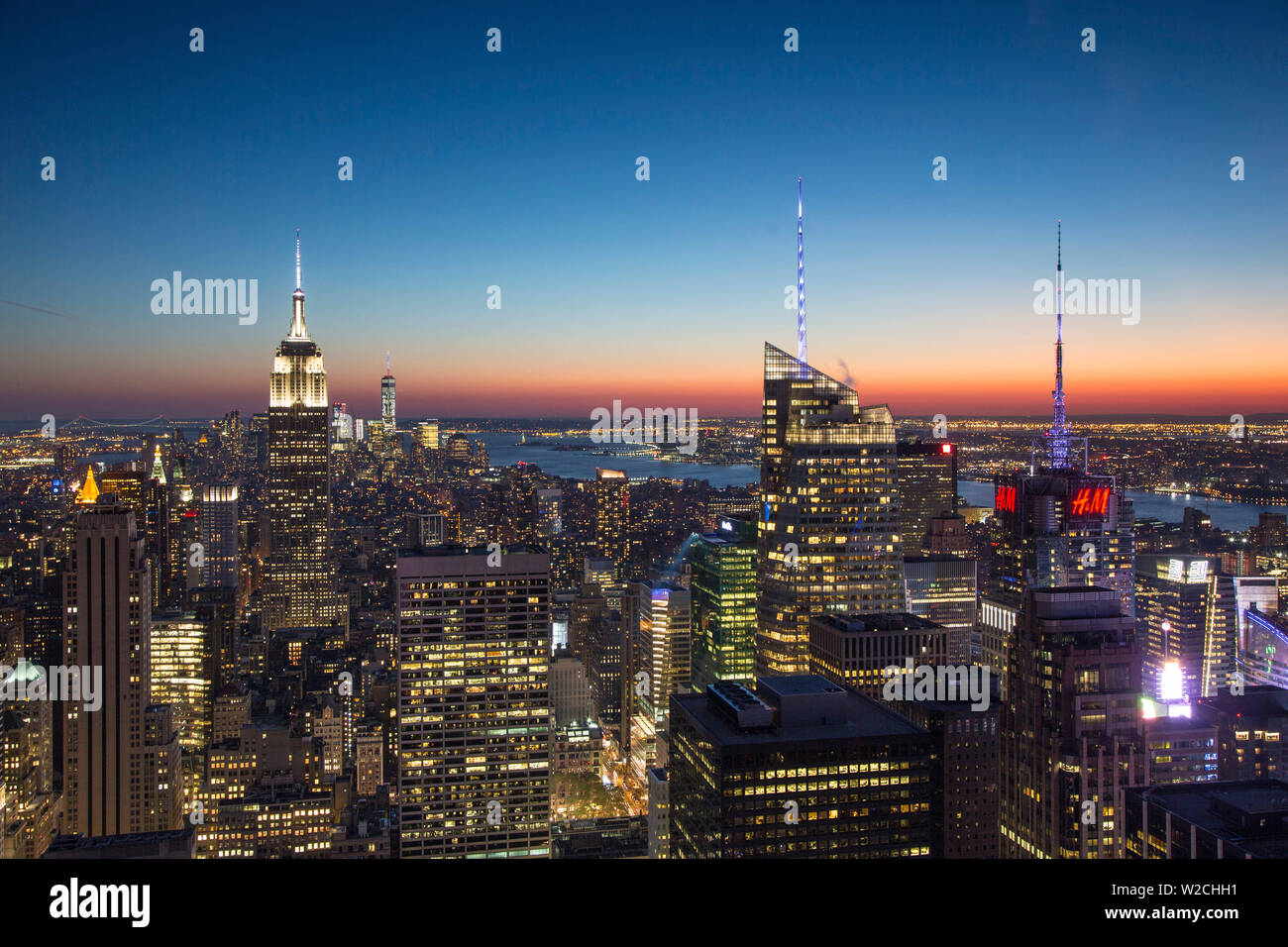 Empire State Building, Manhattan, New York City, New York, USA Stockfoto