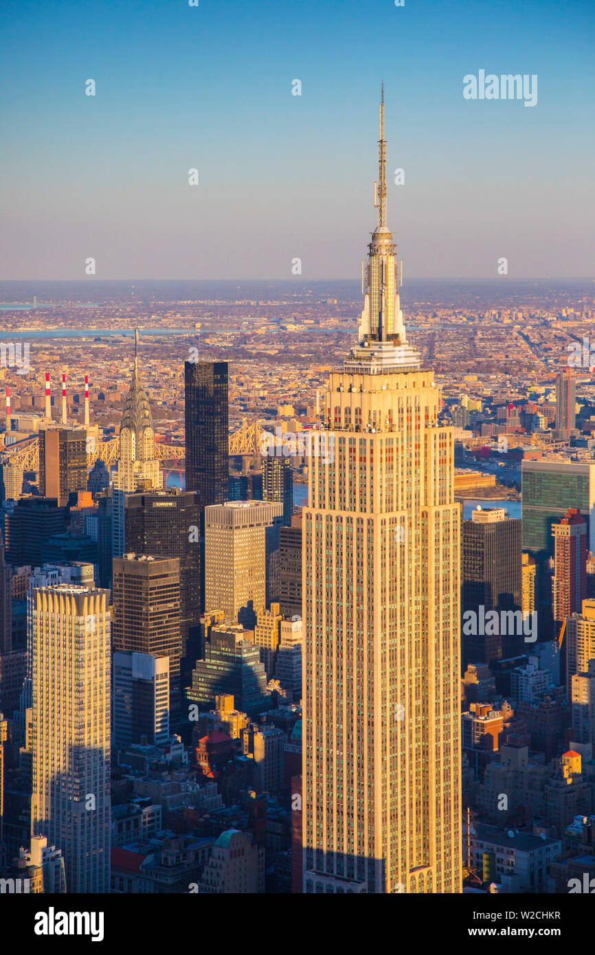 Empire State Building, Manhattan, New York City, New York, USA Stockfoto