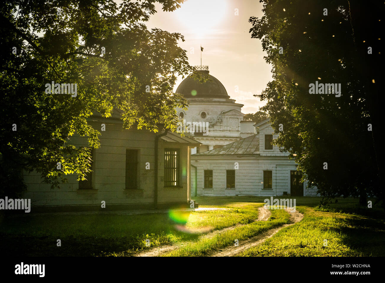 Sommer Blick von einem Palast in Kachanivka (kachanovka) National Nature Reserve, Tschernigow region, Ukraine Stockfoto