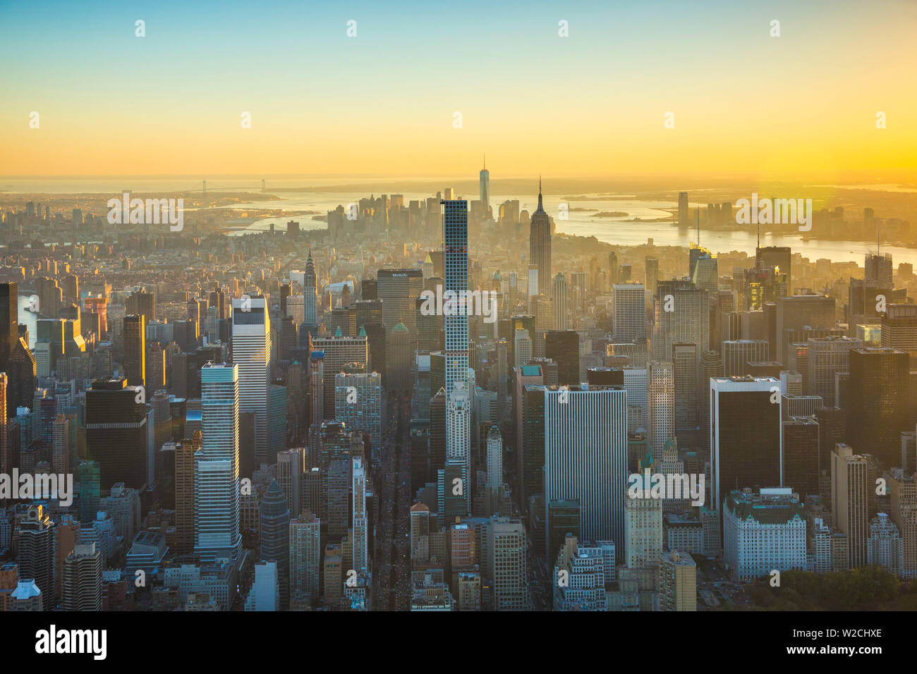 Manhattan Midtown und Lower Manhattan, New York City, New York, USA Stockfoto