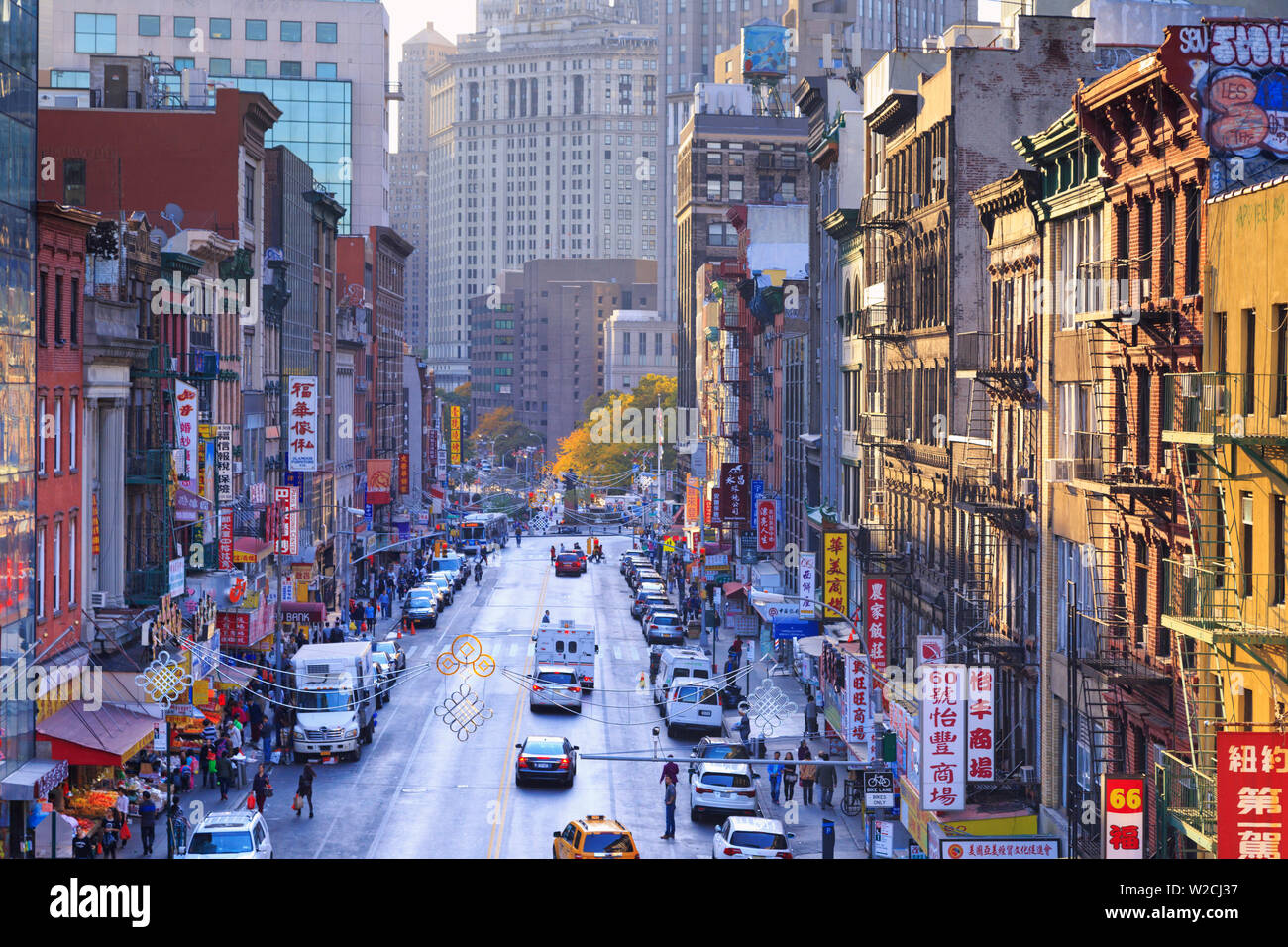 USA, New York, New York City, Manhattan, Chinatown Stockfoto