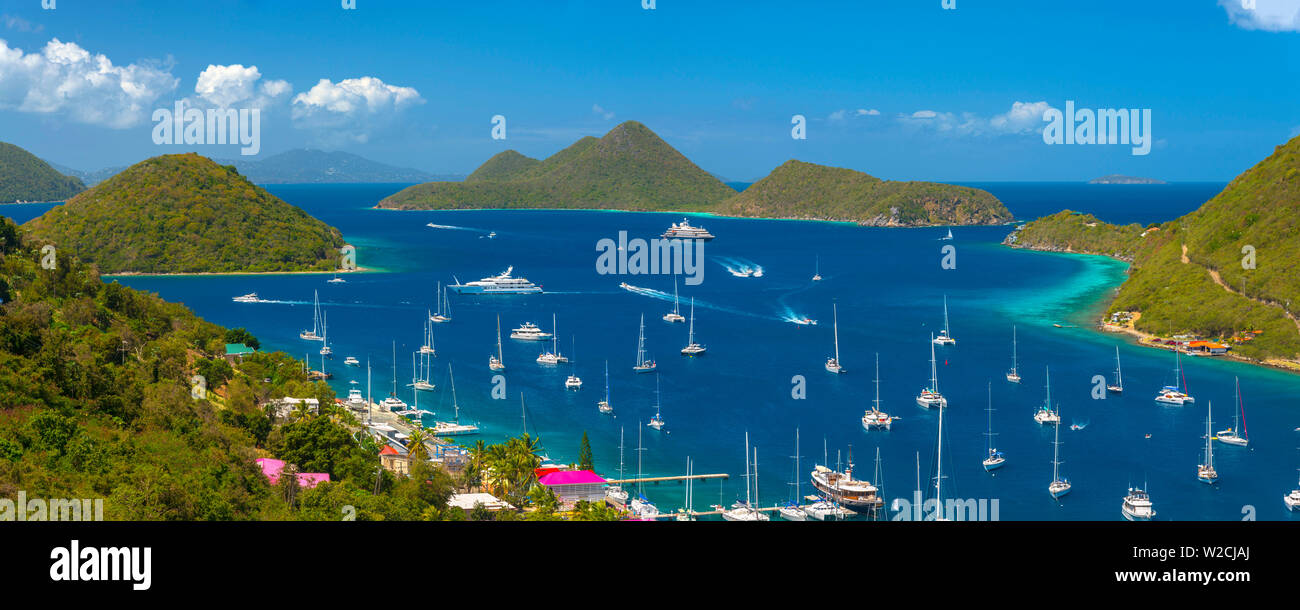 Karibik, British Virgin Islands, Tortola, sopers Bohrung Stockfoto