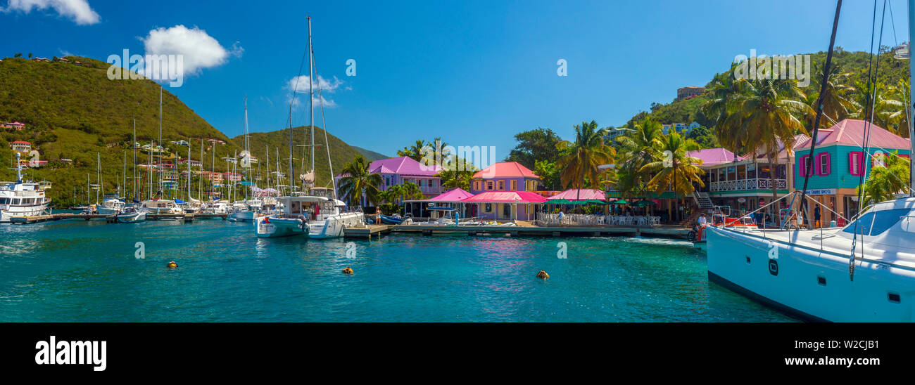 Karibik, British Virgin Islands, Tortola, sopers Bohrung Stockfoto