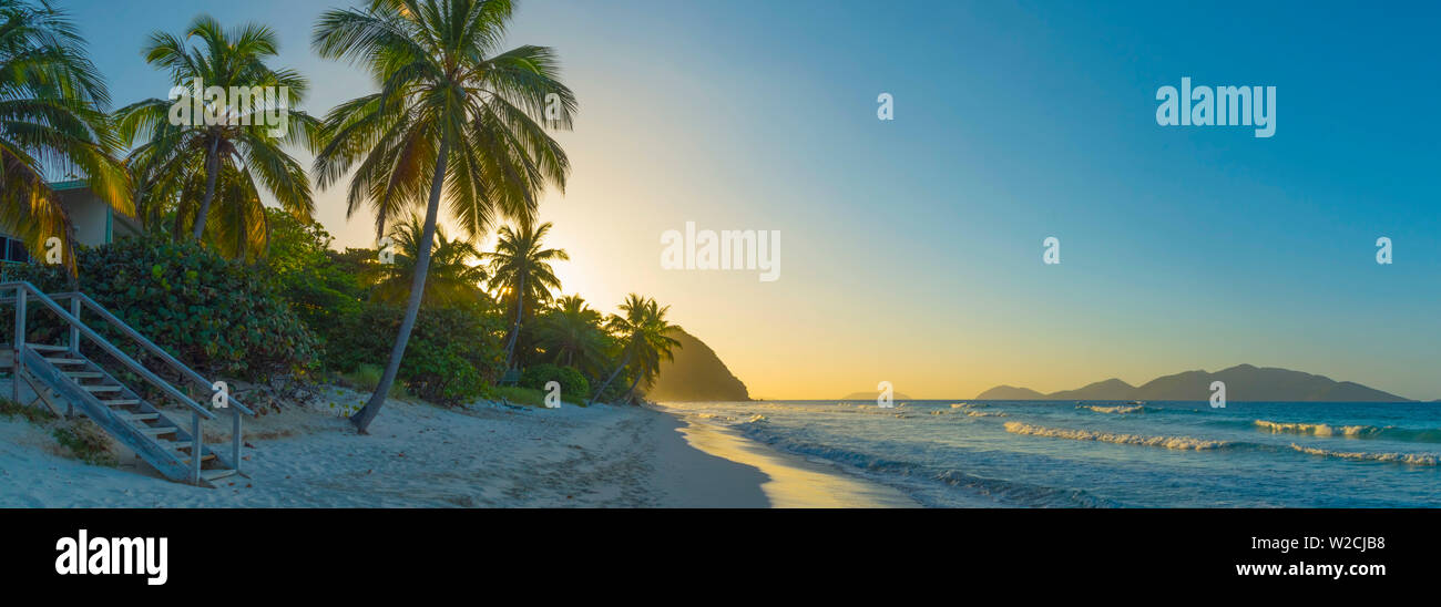 Karibik, British Virgin Islands, Tortola, Long Bay, Long Bay Beach Stockfoto