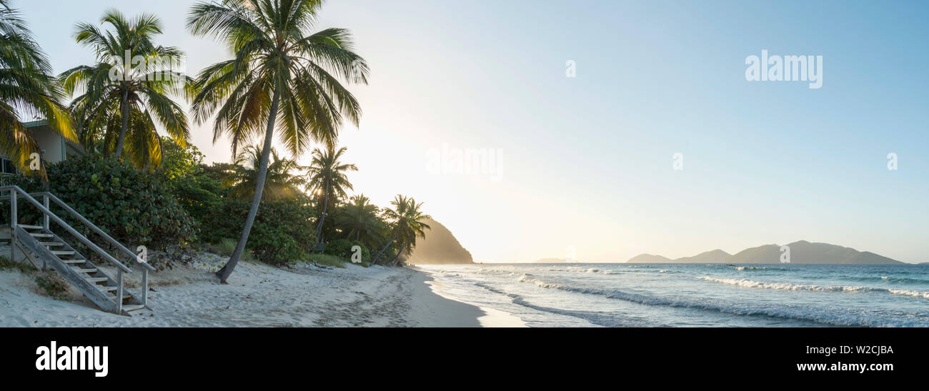 Karibik, British Virgin Islands, Tortola, Long Bay, Long Bay Beach Stockfoto