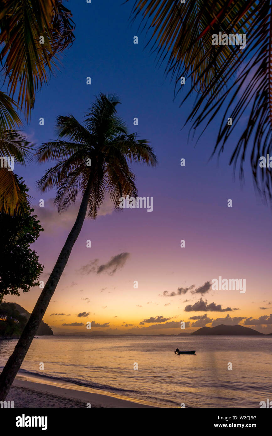 Karibik, British Virgin Islands, Tortola, Cane Garden Bay Cane Garden Bay Beach Stockfoto
